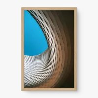 Quadro Decorativo Fachada Curva I – Arte Arquitetônica Moderna