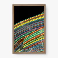 Quadro Decorativo Fios Elétricos Coloridos I – Arte Moderna