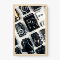 Quadro Decorativo Câmeras Vintage - Quadros de profissões Quadro Decorativo Câmeras Vintage - Quadros de profissões