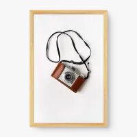 Quadro Decorativo Câmera com Capa - Quadros de profissões Quadro Decorativo Câmera com Capa - Quadros de profissões