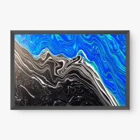 Quadro Decorativo Abstrato Pour Art I – Arte Fluida Moderna