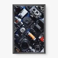 Quadro Decorativo Câmeras Retrô - Quadros de profissões Quadro Decorativo Câmeras Retrô - Quadros de profissões