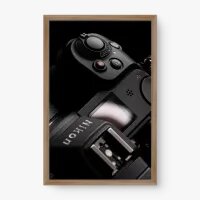 Quadro Decorativo Câmera Nikon III – Arte Fotográfica Minimalista