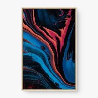 Quadro Decorativo Abstrato Pour Art IV – Arte Fluida Moderna