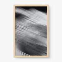 Quadro Decorativo Abstrato Rastros – Arte Monocromática