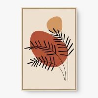 Quadro Decorativo Sketch Raminhos - Quadros de sketchs