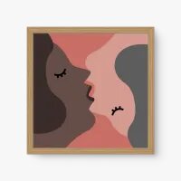 Quadro Decorativo Sketch Dualidade Feminina - Quadros de sketchs