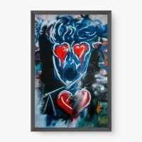 Quadro Decorativo Steer Art Break Heart – Street Art Emocional