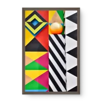 Quadro Decorativo Steer Art Formas Geométricas – Arte Urbana Contemporânea