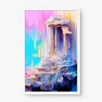 Quadro Decorativo Ruinas - Quadros surrealistas