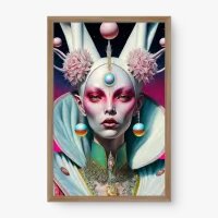 Quadro Decorativo Deusa Cósmica - Quadros surrealistas Quadro Decorativo Deusa Cósmica - Quadros surrealistas