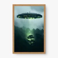 Quadro Decorativo Abdução - Quadros surrealistas