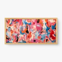 Quadro Decorativo Abstrato Festa na Floresta - Loja de quadros