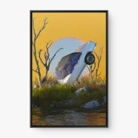 Quadro Decorativo Tomada da Natureza - Quadros surrealistas