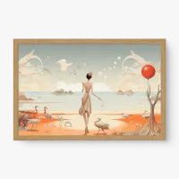 Quadro Decorativo Elegância Suave - Quadros surrealistas