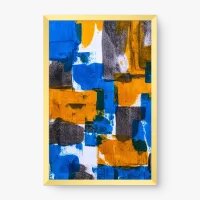 Quadro Decorativo Abstrato Tela Pintada VIII – pintura abstrata