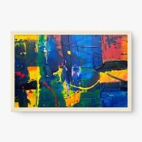 Quadro Decorativo Abstrato Tela Pintada IX – pintura abstrata