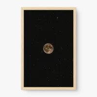 Quadro Decorativo Lua Cheia – Arte Minimalista e Universo Quadro Decorativo Lua Cheia – Arte Minimalista e Universo