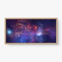 Quadro Decorativo Galáxia I – Arte Cósmica e Universo Colorido