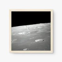 Quadro Decorativo Superfície Lunar – Arte Minimalista e Cósmica
