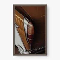 Quadro Decorativo Farol Traseiro Retrô | Arte Clássica