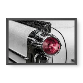 Quadro Decorativo Farol Vintage – arte automotiva clássica Quadro Decorativo Farol Vintage – arte automotiva clássica