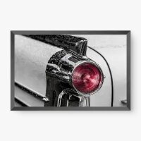 Quadro Decorativo Farol Vintage – Arte Automotiva Clássica