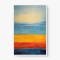 Quadro Decorativo Abstrato Amanhecer – abstrato colorido moderno