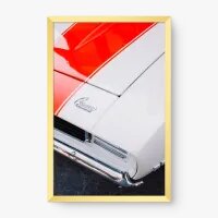 Quadro Decorativo Capô do Camaro – Arte Automotiva Esportiva