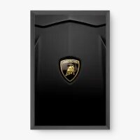 Quadro Decorativo Símbolo da Lamborghini – Arte Prestígio
