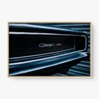 Quadro Decorativo Dodge Charger – Arte Muscle Car Clássica