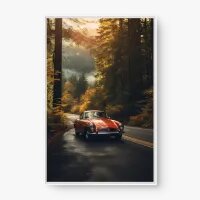 Quadro Decorativo Aventura Clássica – Arte Automotiva Vintage