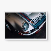 Quadro Decorativo Porsche Martini – Arte Automotiva Clássica