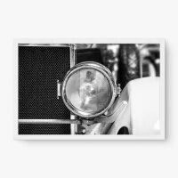 Quadro Decorativo Farol Redondo – Arte Clássica em Preto e Branco