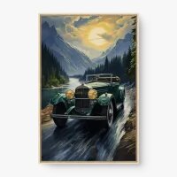 Quadro Decorativo Delage D6 – Arte Vintage Automotiva