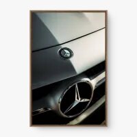Quadro Decorativo Emblemas Mercedes-Benz – Arte Automotiva de Luxo