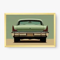 Quadro Decorativo Western Models 1958 – Arte Automotiva Retrô