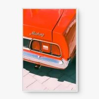 Quadro Decorativo Mustang – Clássico Americano em Arte Automotiva