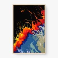 Quadro Decorativo Abstrato Pour Art X – pintura abstrata