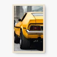 Quadro Decorativo Mustang Mach 1 1973 – Ícone dos Muscle Cars Americanos