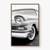 Quadro Decorativo Ford Fairlane 500 PB – Clássico em Preto e Branco