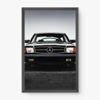 Quadro Decorativo Mercedes-Benz 500 SEC – Clássico Alemão de Luxo