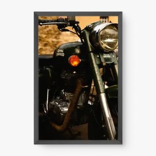 Quadro Decorativo Moto Royal Enfield Quadro Decorativo Moto Royal Enfield