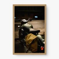 Quadro Decorativo Motocicleta Royal Enfield | Arte Automotiva – Quadrart