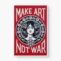 Quadro Decorativo Faça Arte Não Guerra Vintage | Arte Retrô – Quadrart Quadro Decorativo Faça Arte Não Guerra Vintage | Arte Retrô – Quadrart