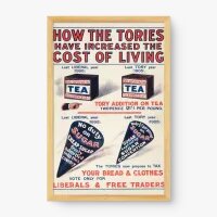 Quadro Decorativo Liberais x Conservadores Vintage | Arte Retrô – Quadrart