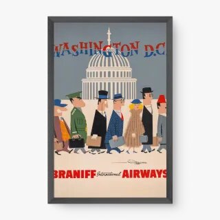 Quadro Decorativo Washington Vintage Quadro Decorativo Washington Vintage