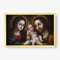 Quadro Decorativo Sagrada Família – Arte Religiosa e Fé Cristã