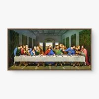 Quadro Decorativo Última Ceia – Arte Religiosa Clássica e Fé Cristã