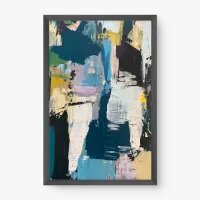 Quadro Decorativo Abstrato Tela Pintada XV - Loja de quadros Abstratos Quadro Decorativo Abstrato Tela Pintada XV - Loja de quadros Abstratos